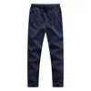 Pantaloni Terry-blu navy