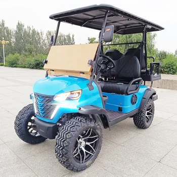 Purple Guangdong Wt2 Seat Zhenda Lvolt Lithium Ion Golf Cart 6 Seater Changzhou Steel Ring Right Hand Side