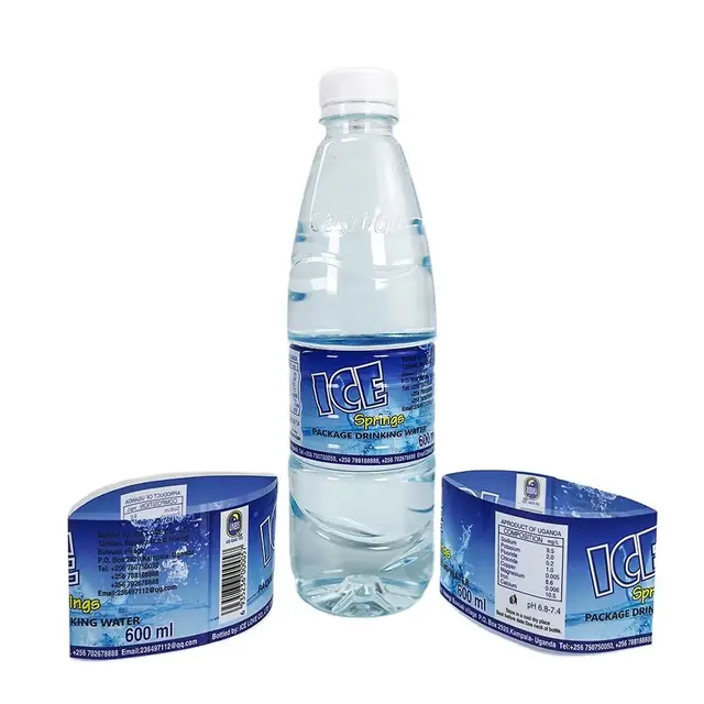 Custom PVC Film Plastic Heat Shrink Wrap Label /PET Shrink Sleeve Label for Bottled Drinks
