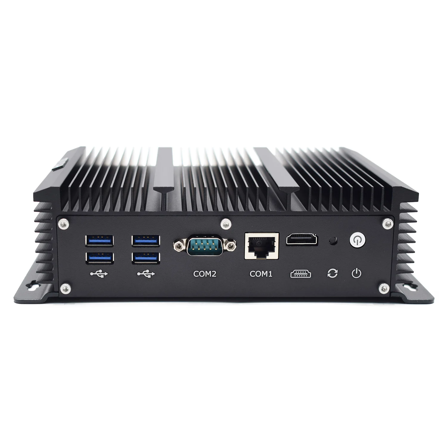 PfSense Firewall Fanless Industrial Router Mini Pc Core I5 I3 with 6 Lan Port RS232 Serial COM Port Small Computer