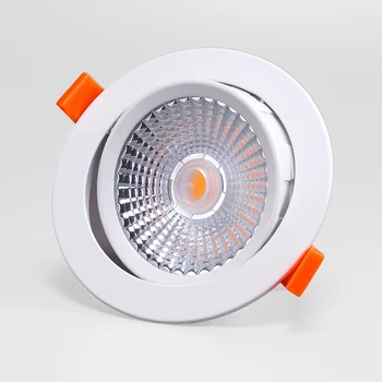 Factory Direct Price Recessed Aluminum Housing 3w 6w 9w 12w COB Round  Led Spotlights ceiling spot light Commercial Down Light