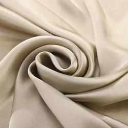 High quality 100% SILK 16mm fabric satin charmeuse silk fabric for curtain NO 4