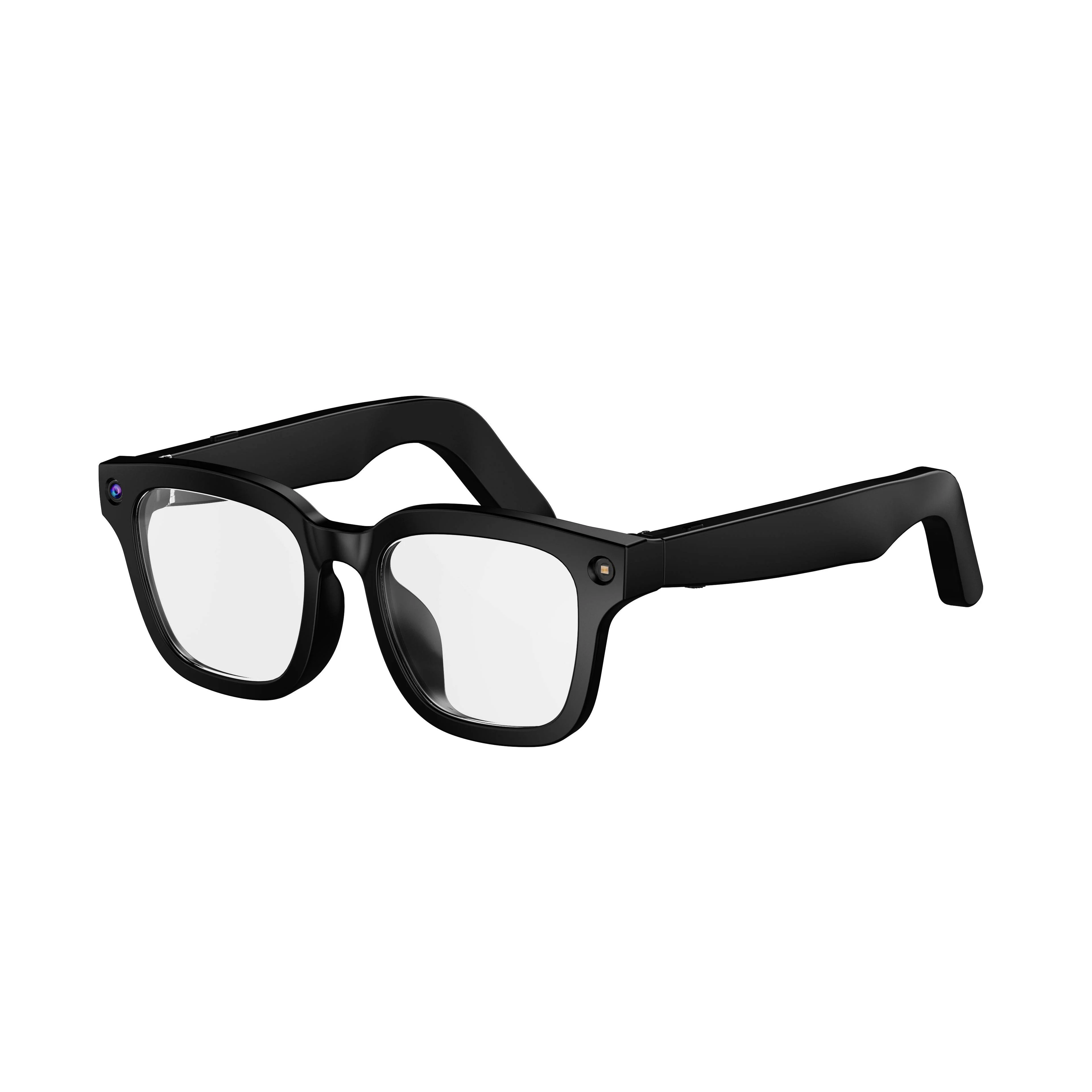 AI Smart Glasses For High Quality Videos Vlogs Pictures with 8 Million Pixels Camera 1080P Real Time Translations Earphone