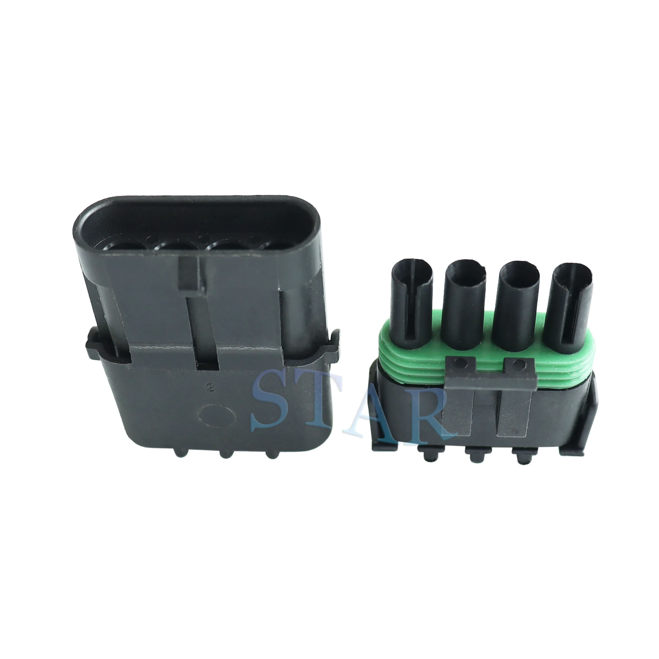 1 2 3 4 6 Pin Delphi PA66 Waterproof Car Connectors