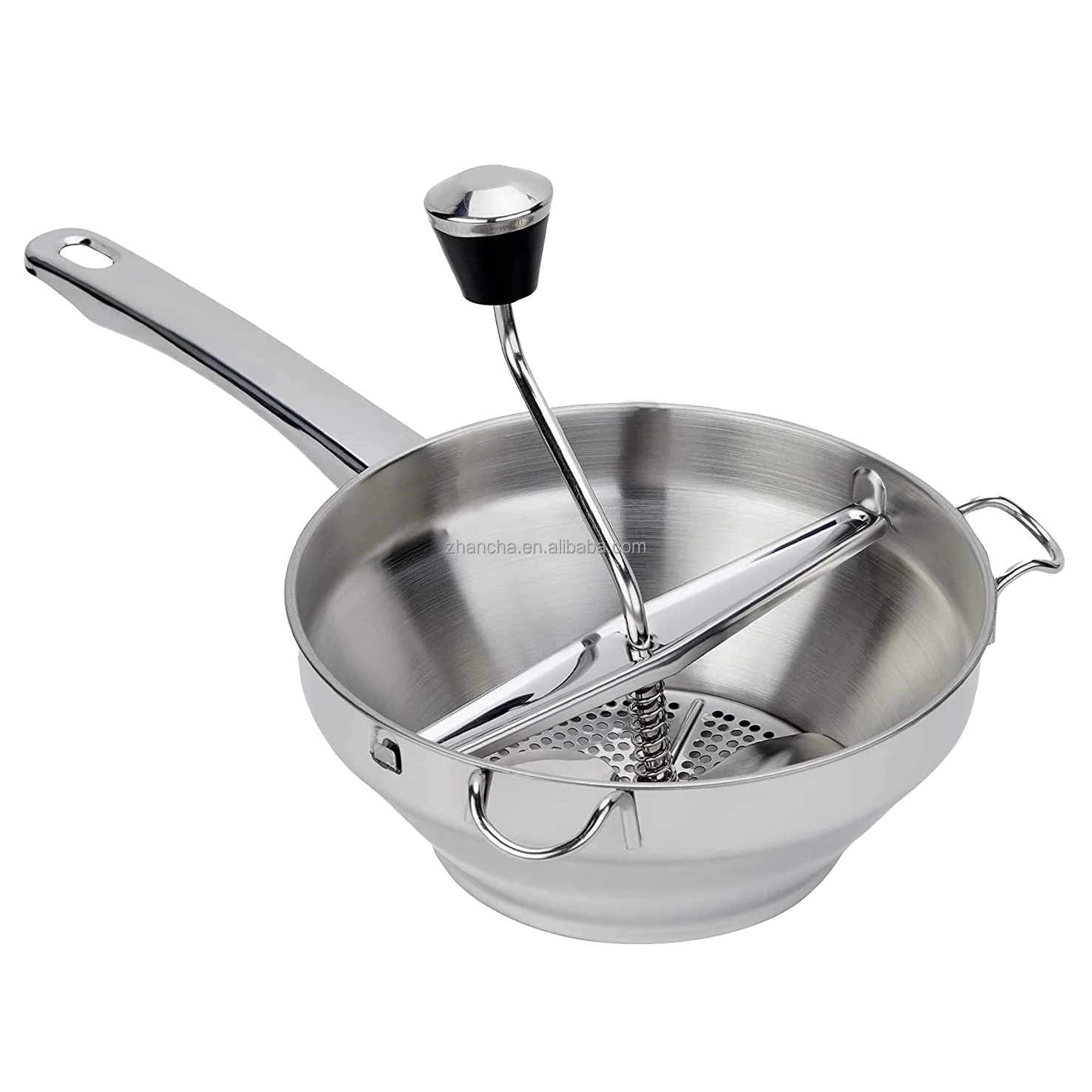 Stainless Steel Hand Crack Vegetables Mill Grinding Mushed Potato and Salad