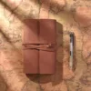 A6 red-brown-no pockets