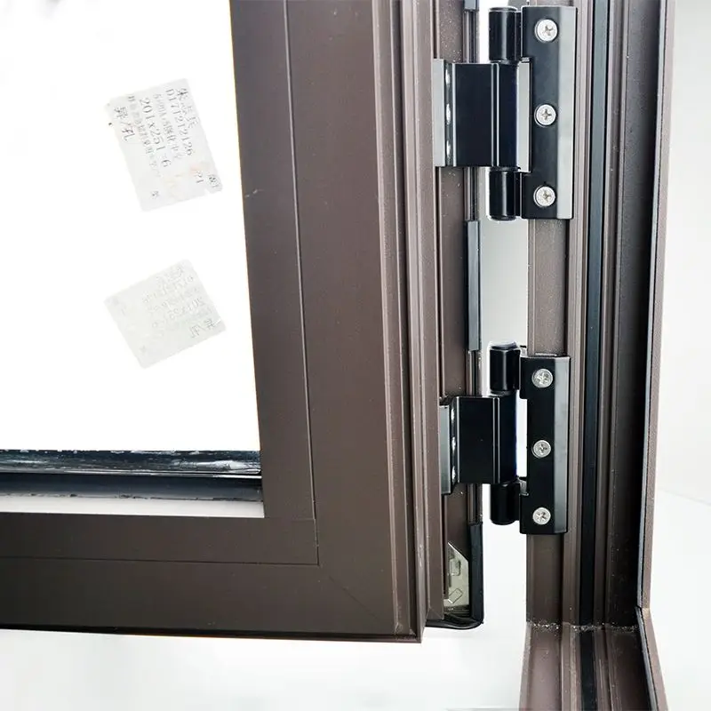 wholesale price square corner stainless steel 2bb bearing door hinges for 3x2.5 gold colour manufacture