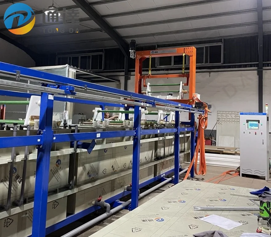 Автоматическая Гальваническая установка цинковая гальванизированная автоматическая фосфатирующая линия