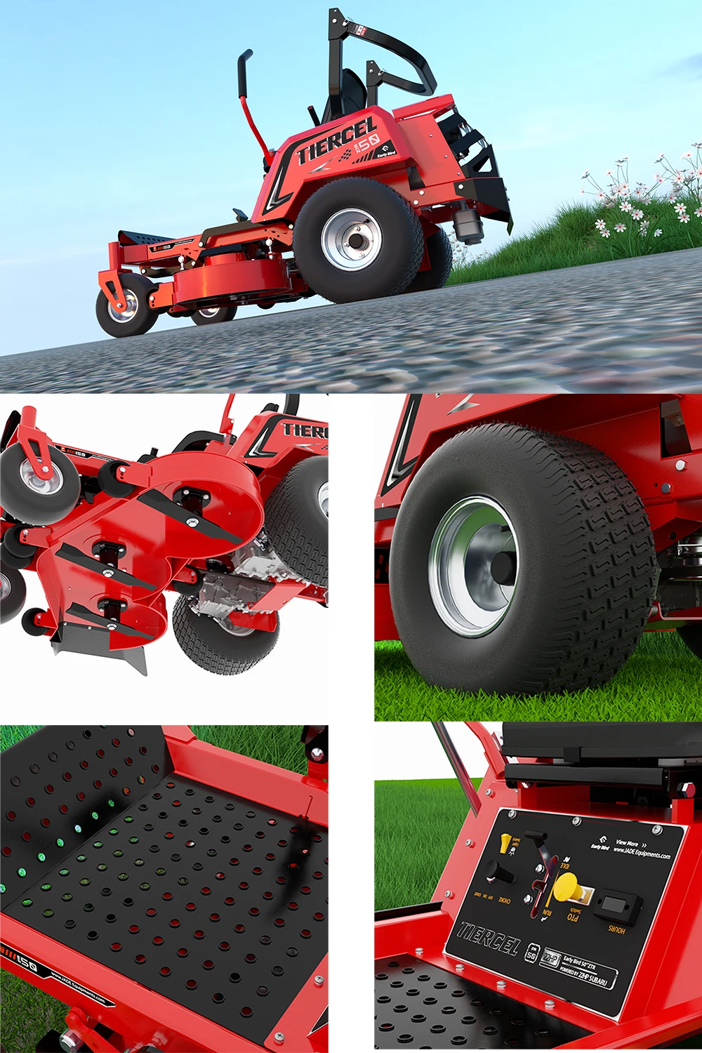 Zero Turn Riding Mower Factory Direct Sales Lawn Mower Zero Turn Ride