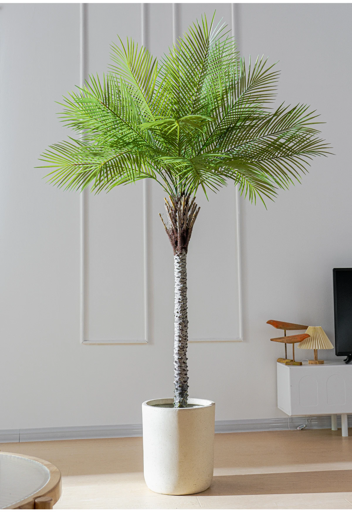 Coconut tree Palm tree 180cm/220cm/250cm/280cm stimulation indoor/outdoor hotel decorative artificial plants details