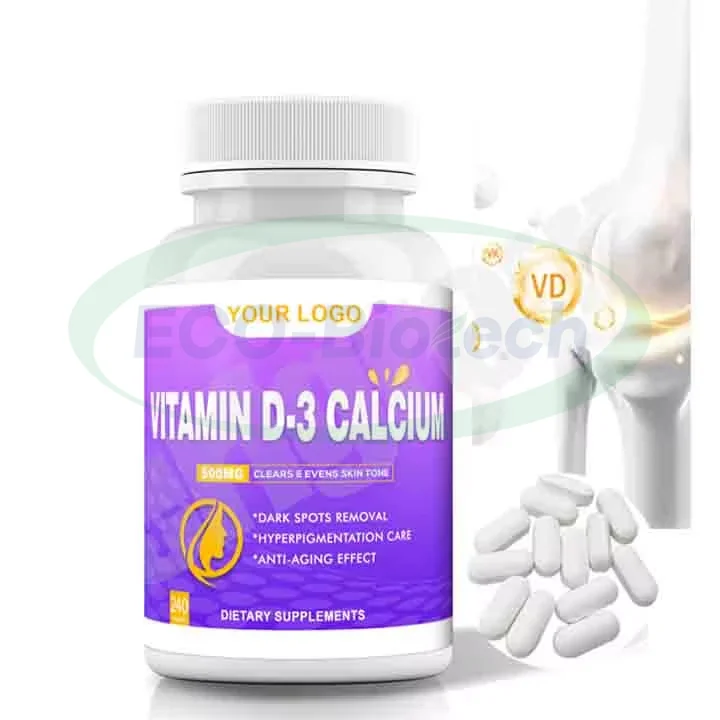 Ausreson Vitamin D3 K2 Supplements Halal 5000iu Vitamins Supplements Calcium Magnesium Zinc Vitamin D3 Capsules