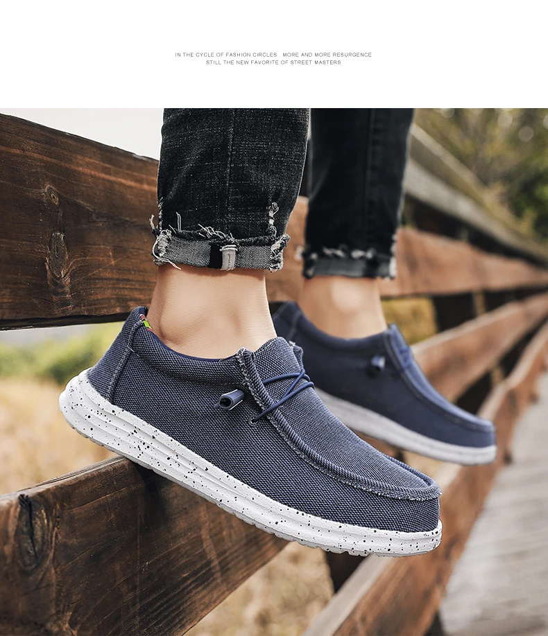 Dude Linen Canvas Fashion Sneakers 