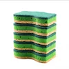 Algodón de pulpa de madera de triple capa verde (en forma de S)