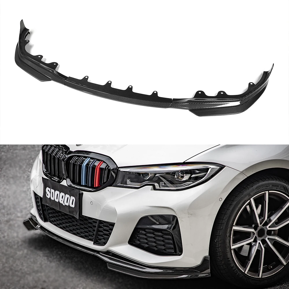 MP Style Dry Carbon Front Bumper for BMW 3 Series G20