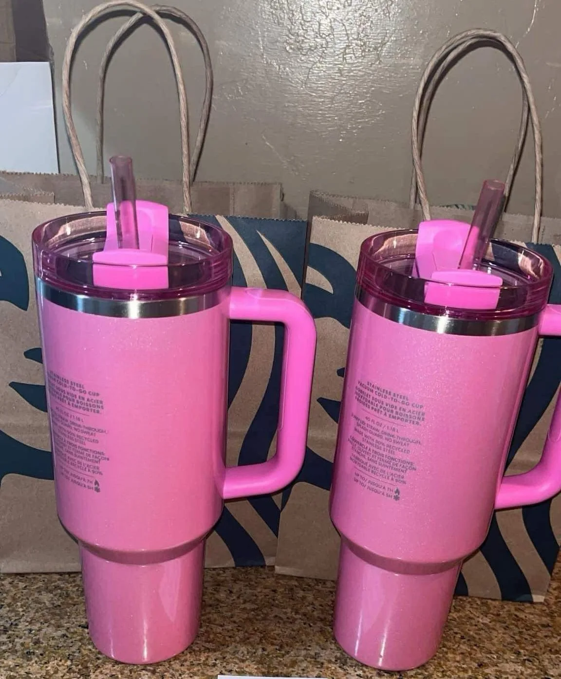 Factory Stocked 40oz Barbie Pink Tumblers Sublimation Stainless Steel ...