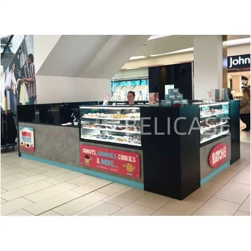 Coffee Sweets Candy Cookies Kiosk Creative Counter Cookie Custom Design Cookies Kiosk in Mall