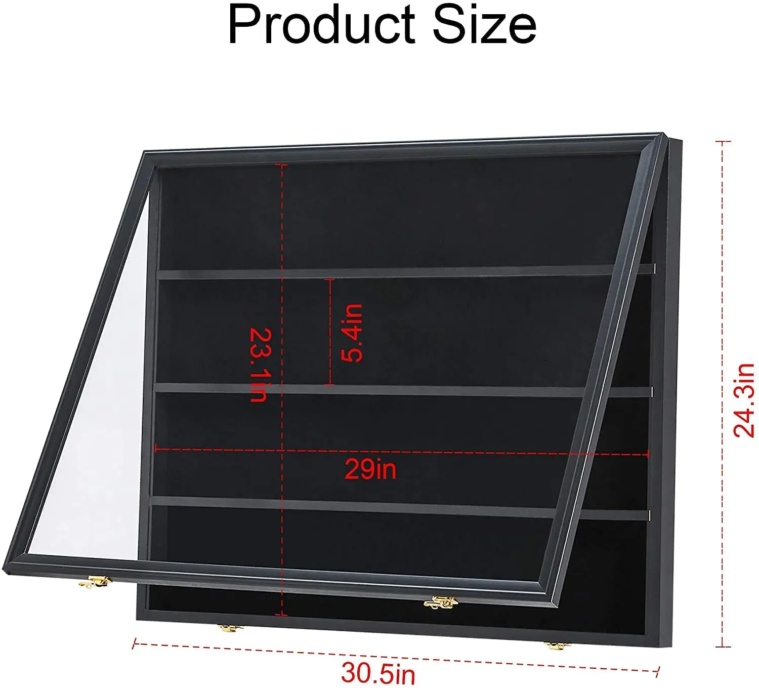 wall mount baseball card display case Wall Mounted Sports Card Display Case