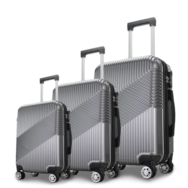 Fashion Outdoor Waterproof 20/24/28 Inch Large Capacity Expandable ABS Trolley Bag New Design 4 Wheels Aluminum Luggage Suitcase