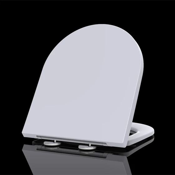 UF/Duroplast Sofe Close Toilet Seat Cover with Silent Opening Top-Mounted Installation Quick Release for Toilet