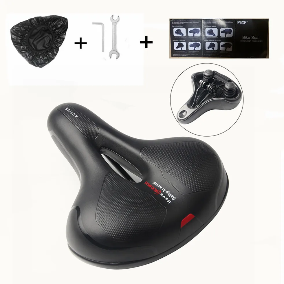 Bike Accessories Tesco Bike Seat Cover Big Butt Saddle Shock