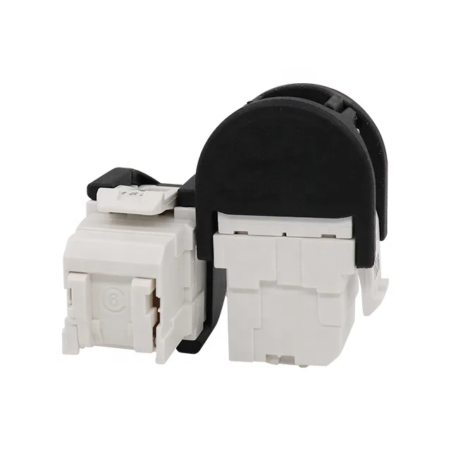 new type 3m Type utp rj45 toolless cat6 keystone jack 180 degree