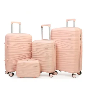 Luggage Factory Custom Wholesale Price PP Travel Suitcases Travel Bags Luggage Set for Women Traveling Box Sets Suitcase