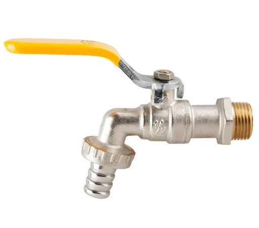 Long Handle Aluminum-Handle Brass Water Tap Brass Bibcock Faucet Taps for Basin Use