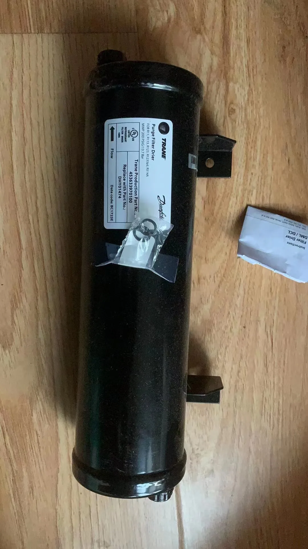 Trane Oil Filter Dhy01474 Central Air Conditioning Compressor Parts