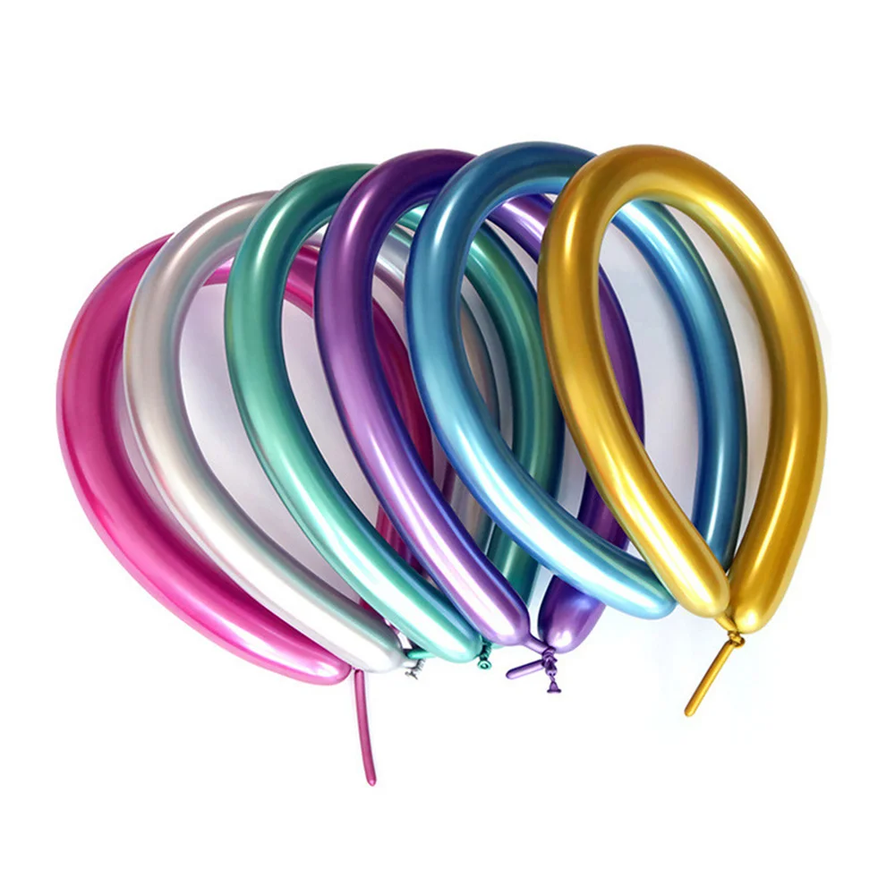 100pcs Globos Largos Macaron Globos De Látex Largos Globos Torcdos DY