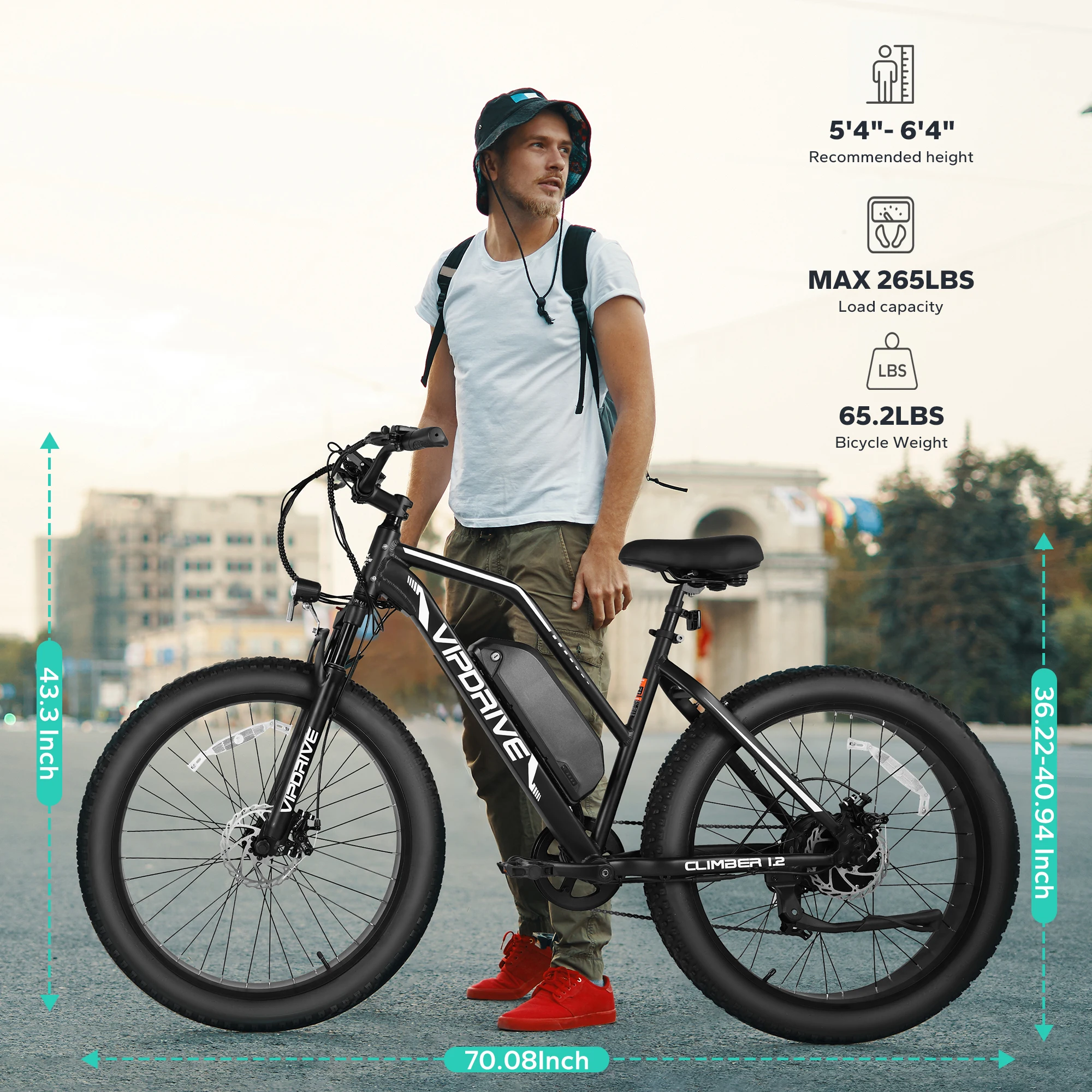 USA Stock Electric Bike 48V 13AH 500W Long Rang Fat Tire Mountain Eletirc Bicycle Full Suspension Sport Road Ebike for Adults