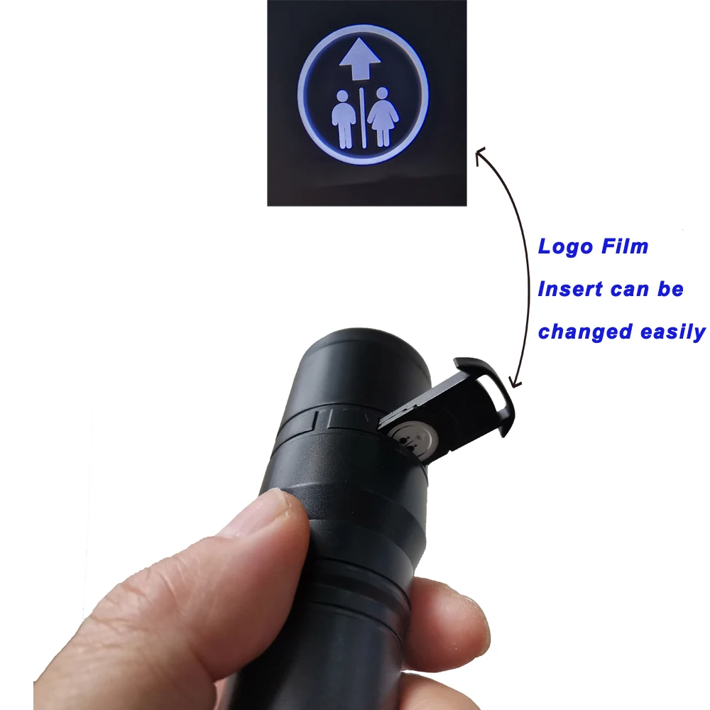 Halloween Holiday Projector Flashlight Torch with LED Logo Popular Mini Projector Toy