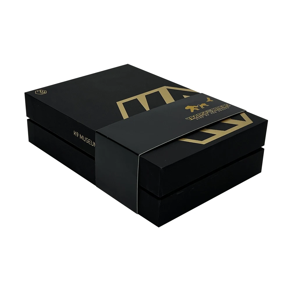 custom elegant lift-off lid shoulder neck lid and base boxes gift package 2 pieces rigid paper storage box with lid