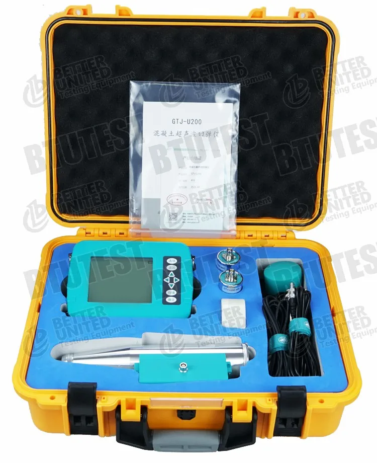 Ultrasonic Pulse Velocity Tester Non-Destructive Testing Equipment for Concrete with 1 Year Warranty
