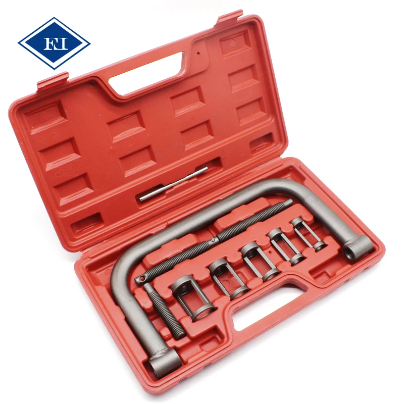 Easy Operated Manually Auto Motorcycle C Clamp Valve Coil Spring Compressor Valve Remover Installer Tool Kit Engine Tools Kits
