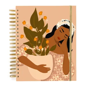 Wholesale Large Spiral B5 Notebook Customizable Hardcover School Cute Flower Girl Diary Journal Office Use Paper Great Gift Idea