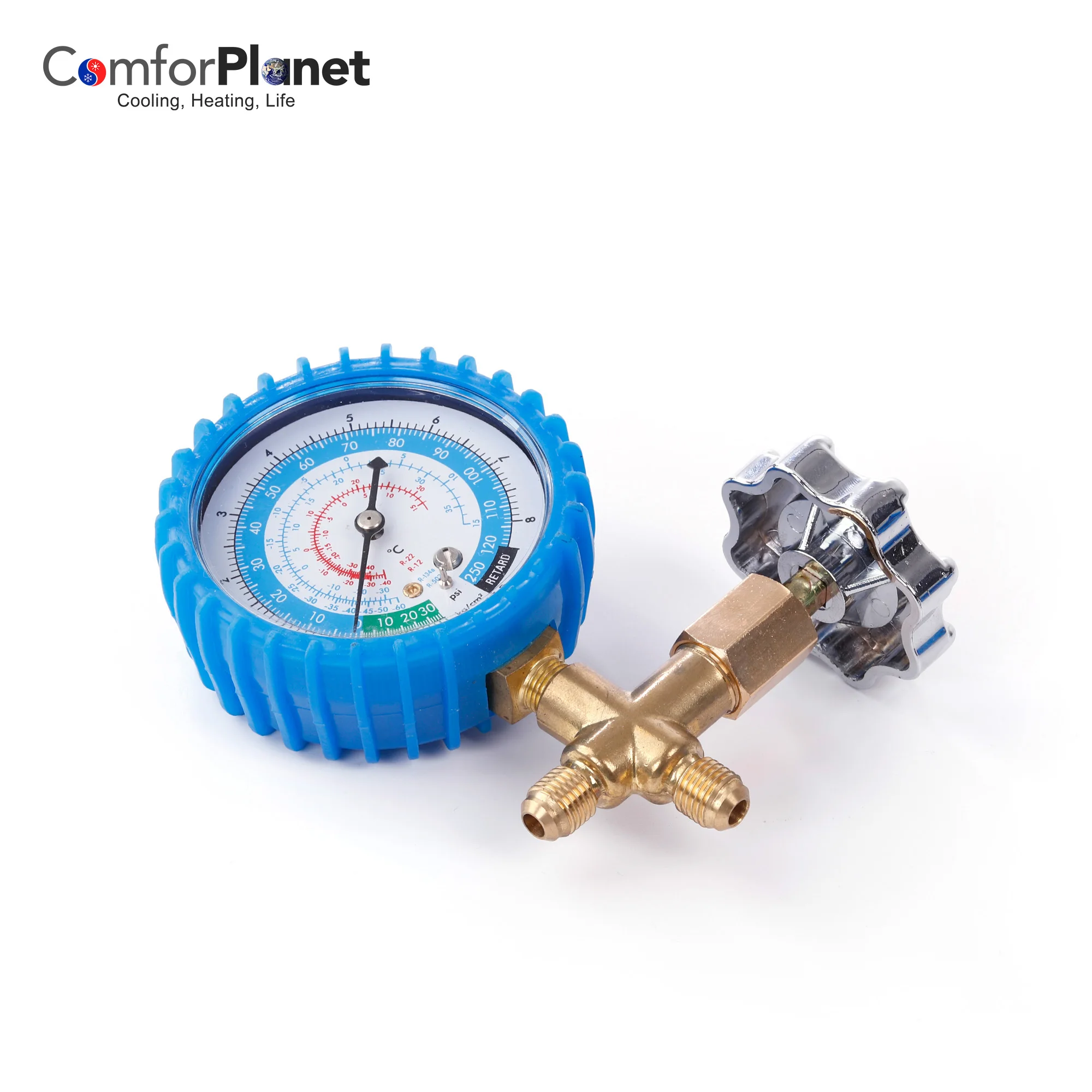 Refrigerant Single Pressure Gauge Valve Rt466l For Air Conditioner