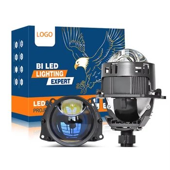 Customizable Logo K6 Bi Lens LED Projector Lamp 70W Strong Penetration H4 H7 9005 Aluminium Bulb Car 70 with 55W Power