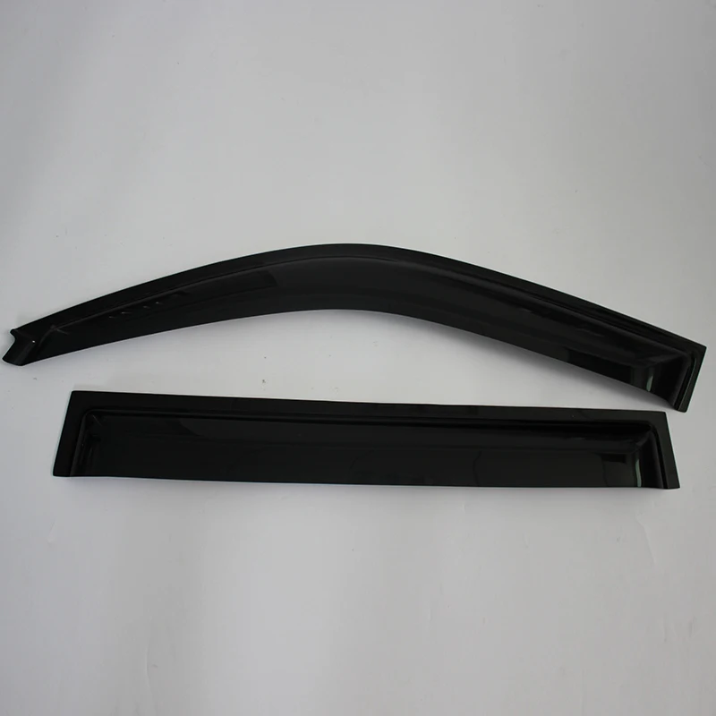 Black Rain Shield Door Visor Window Deflector For Toyota Land Cruiser ...