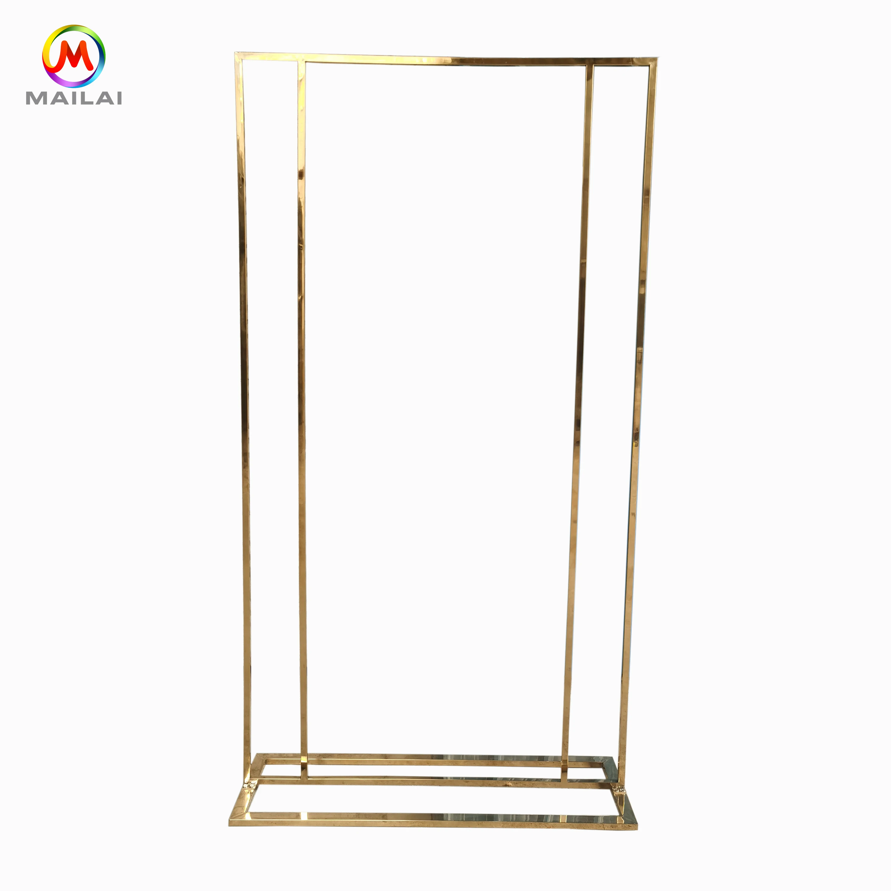 Wholesale Wedding Decoration Gold Stainless Steel Wedding Backdrop ...