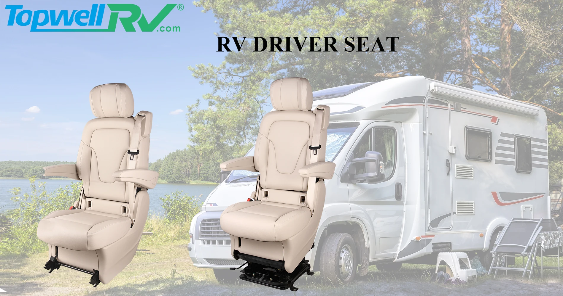 Universal Economic Rv Motorhome Driver Seat With Slide Rail Buy