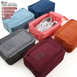 Customized Travel Shoes Storage Bag Lightweight Shoes Sorting Packing Cubes Portable Luggage Shoes Organizer Bags