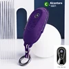 #6601 Morado con costuras blancas