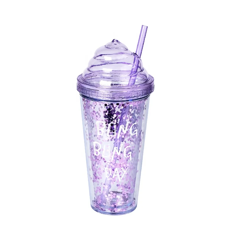 Эксклюзивные экспортные поставки пластиковых чашек с крышками для мороженого и соломинкой, кружки с пользовательским логотипом, поддержка OEM/ODM бутылок для воды