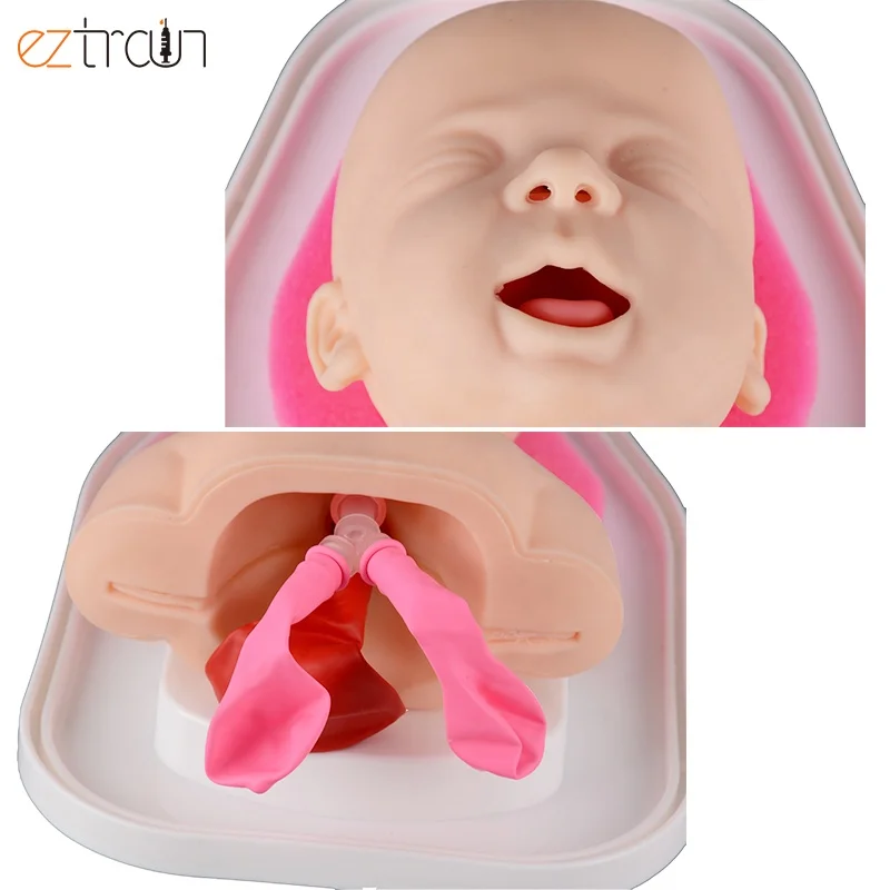 Infant Airway Management Intubation Manikin Silicone PVC Materials for Endotracheal Intubation Training Course PH03-184 1000g