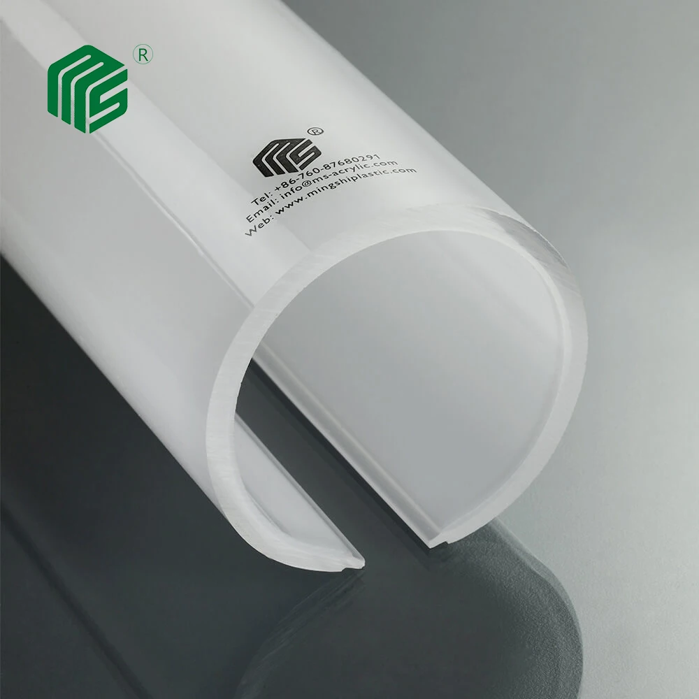 Good Quality Led Light Diffuser Optical clear and Milky PMMA Acrylic Large Linear Lenses
