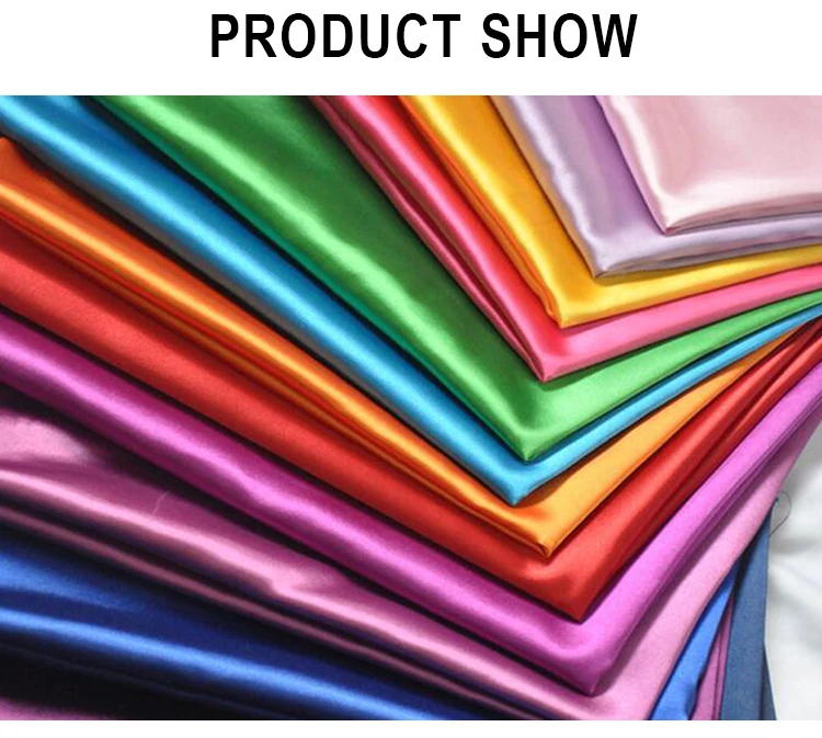 High Quality Stretch Fabric Satin 4 Way Stretch 90 Polyester 10 Spandex