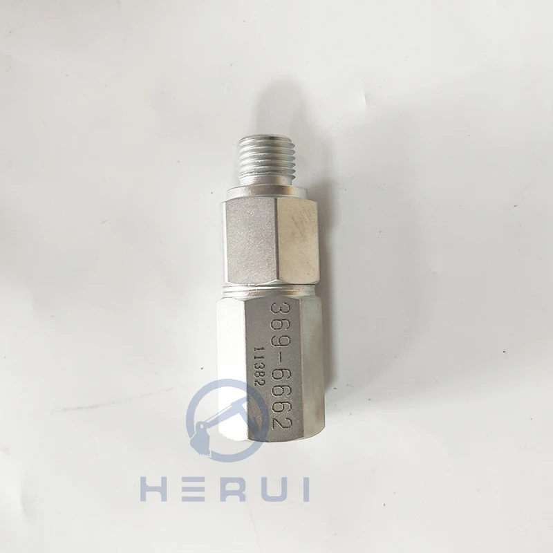 Original Excavator Fuel Check Valve 3696662 for C7 C9 Engines
