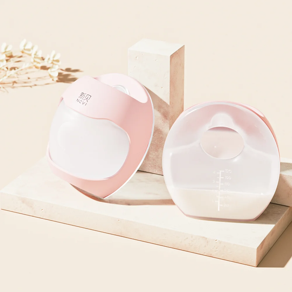 Comfortable 120ml Capacity Hand Breast Pump Silicone Wearable Breast Milk Collector for Nursing