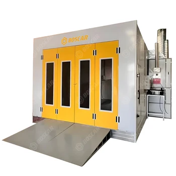26ft*14ft *11.5ft Fully Down Draft Luxury Spray Booth 8m*4.3m*3.45m  Paint Oven Luxury Car Pain Room CE Proved Spray Paint Room