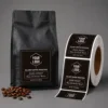 Étiquette de sac de café